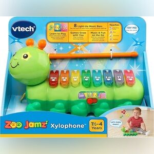 NWT Vtech zoo jamz caterpillar xylophone musical educational